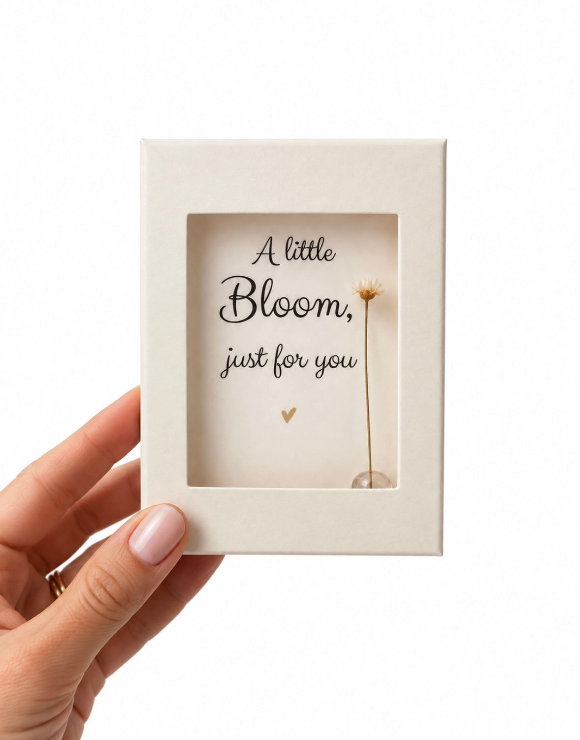 Card with flower