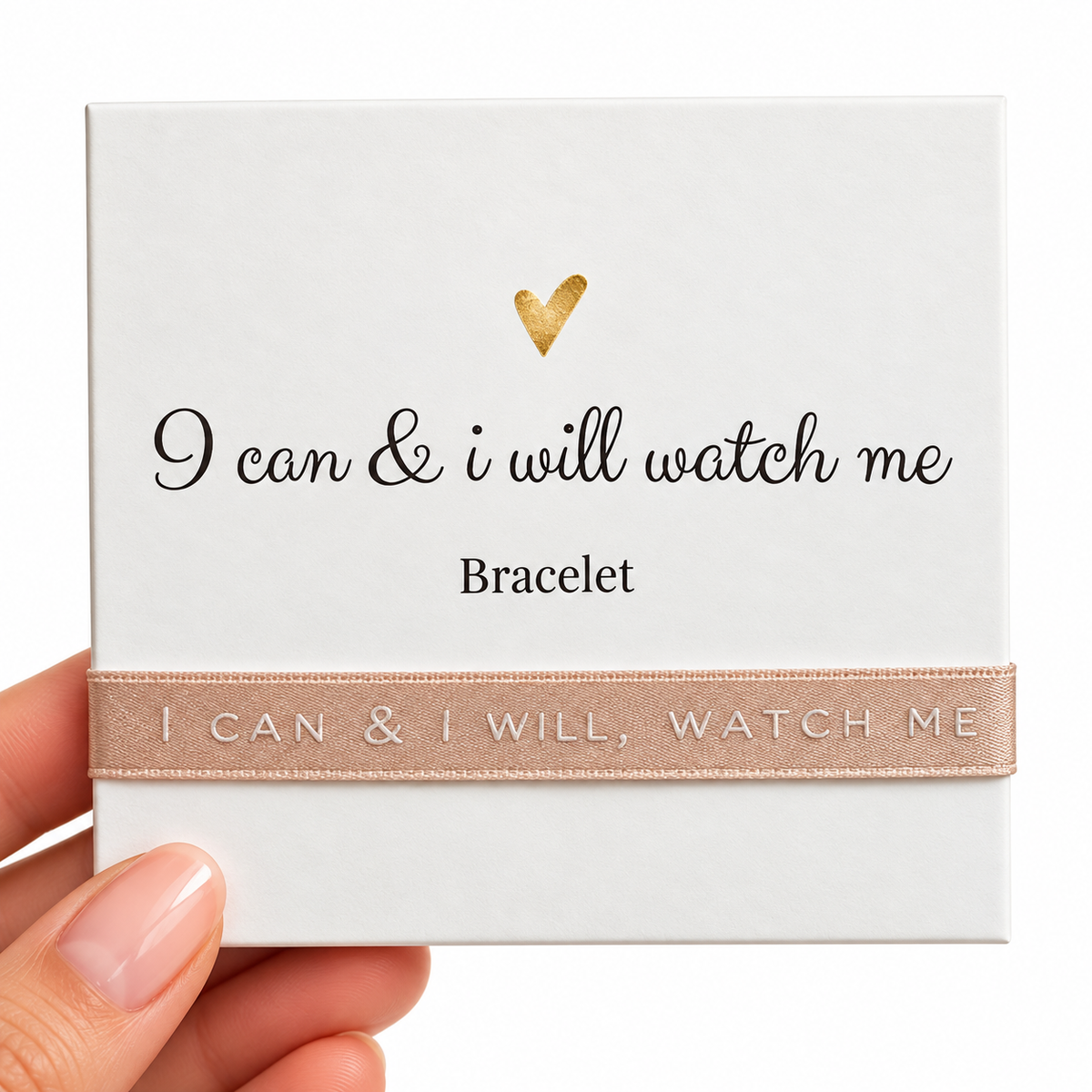 Bracelet I Can & I Will, watch me