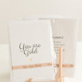 Kaart You are Gold met ARMBAND