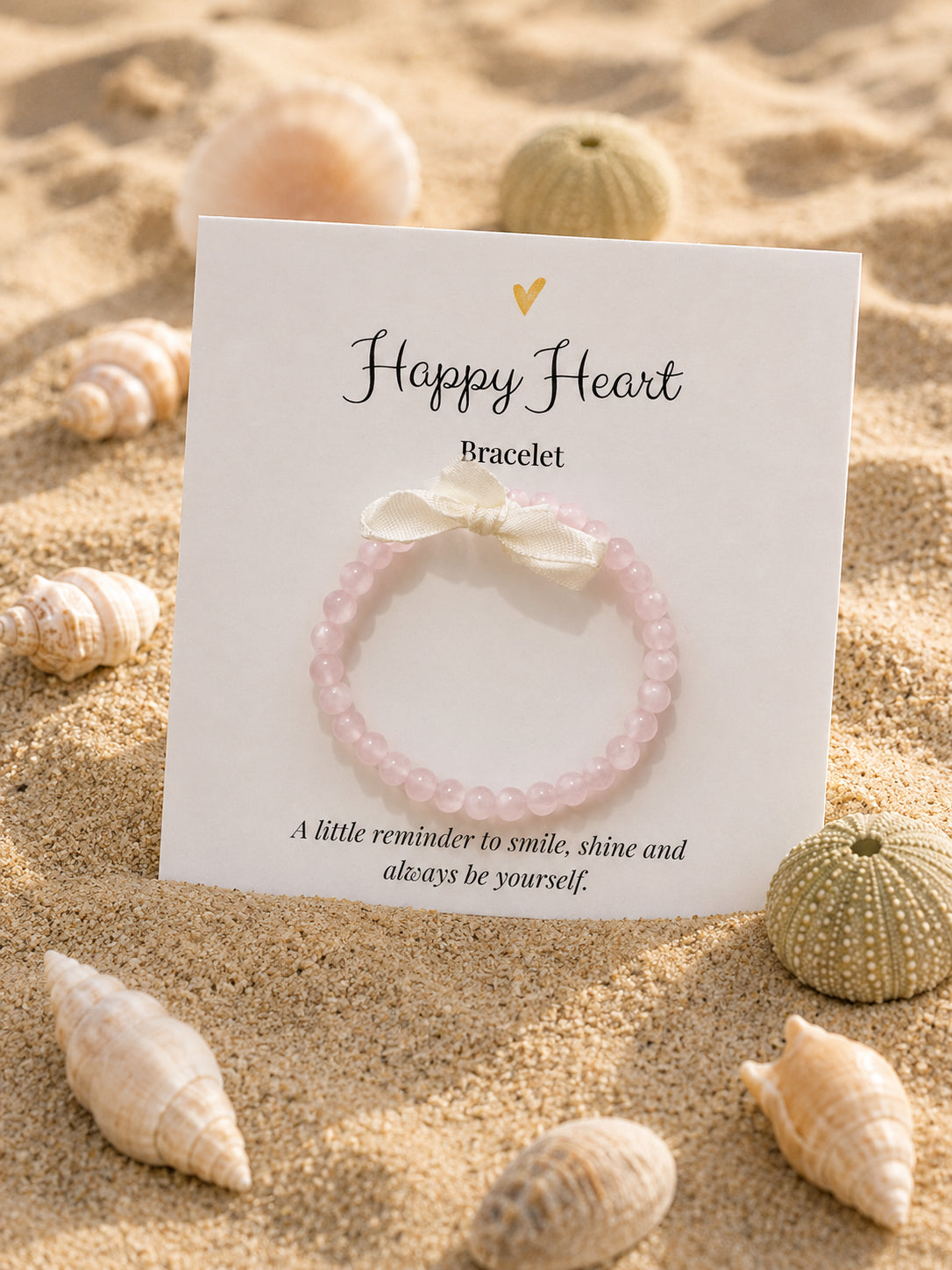 Rose quartz bracelet for children