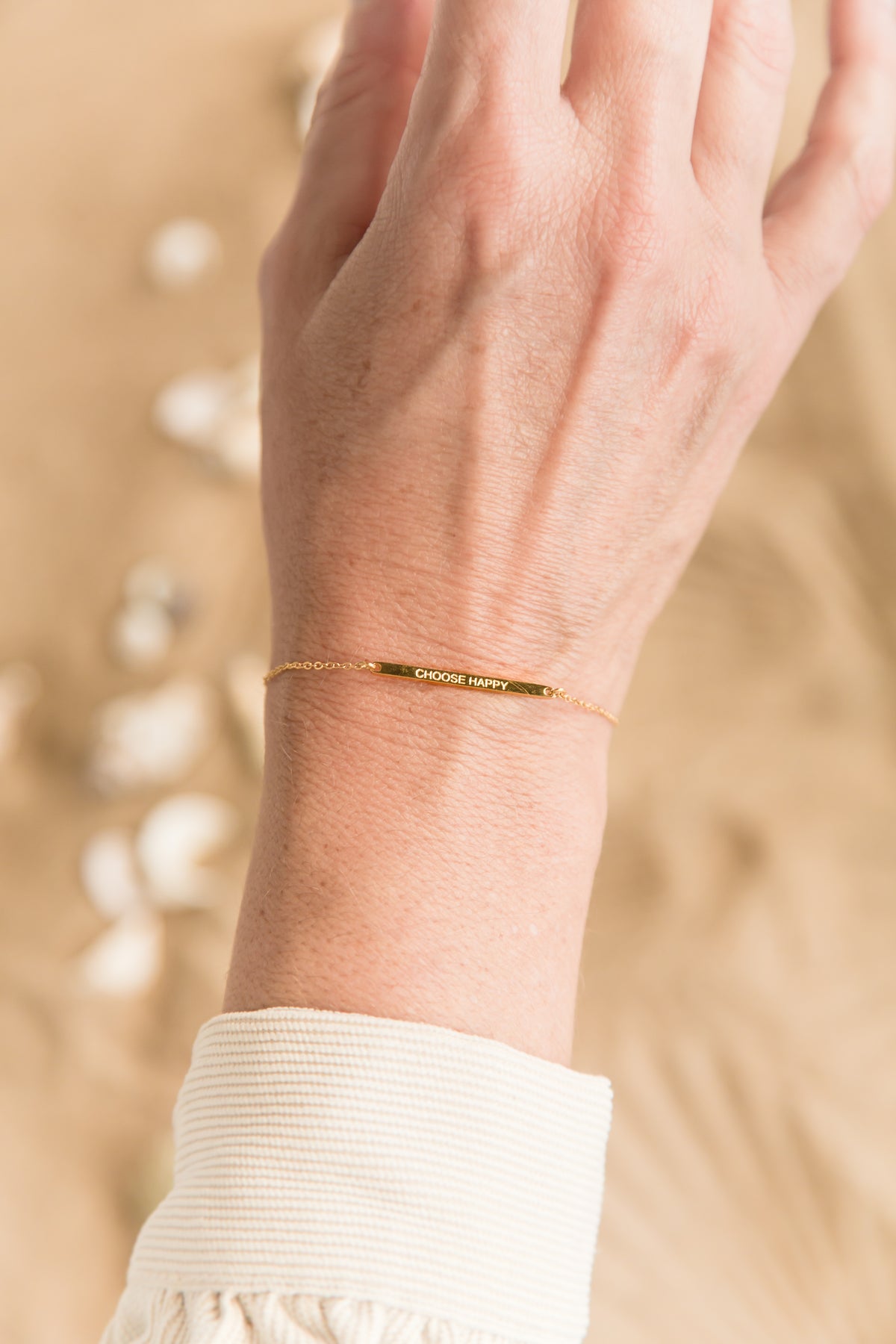 Armbandje Choose Happy