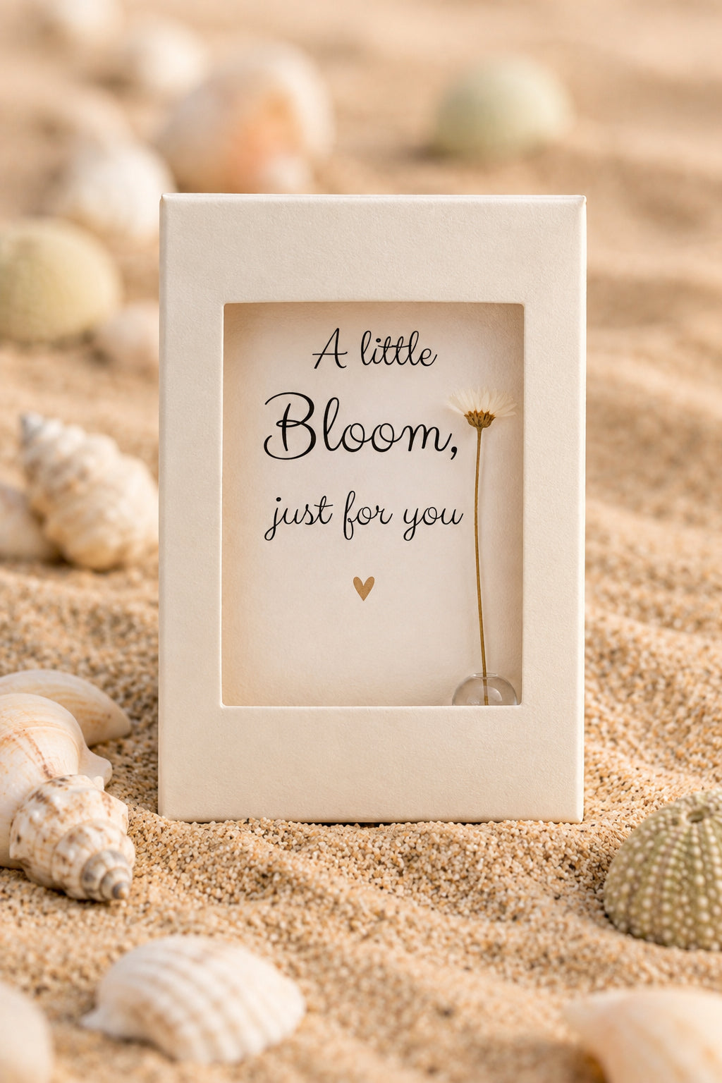 Card with flower