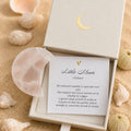 Selenite Moon – Gemstone Gift with Meaning (in Box)