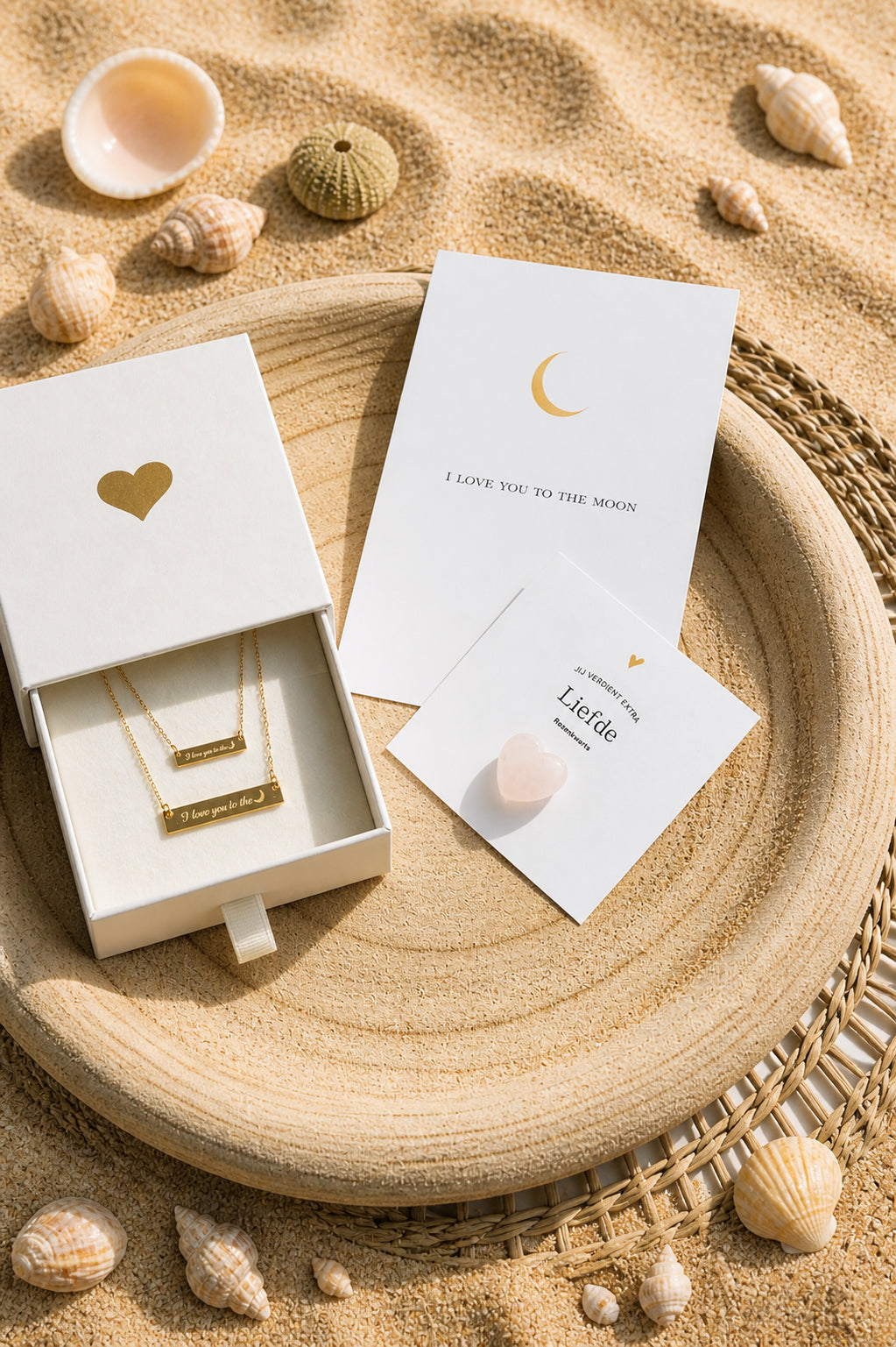 To The Moon & Back – Mama & Me Kettingset