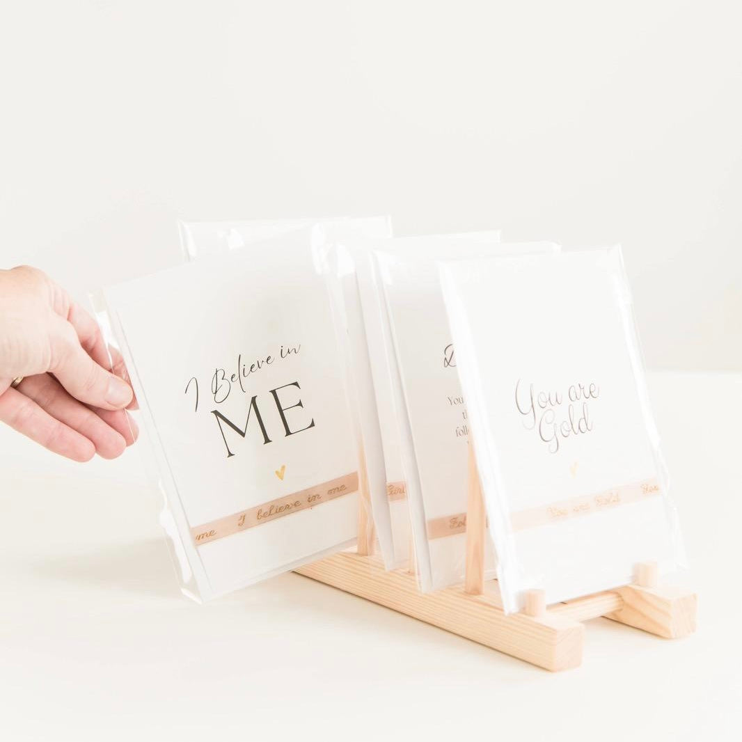 Card I believe in me with BRACELET